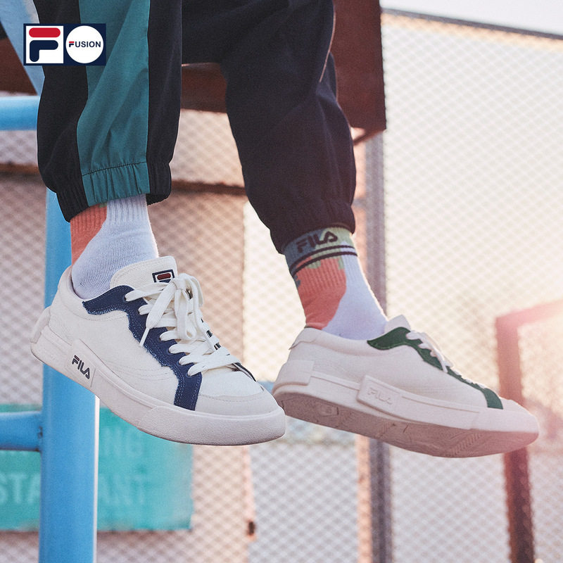 【kōki,同款】fila fusion斐乐女鞋 FILA帆布鞋