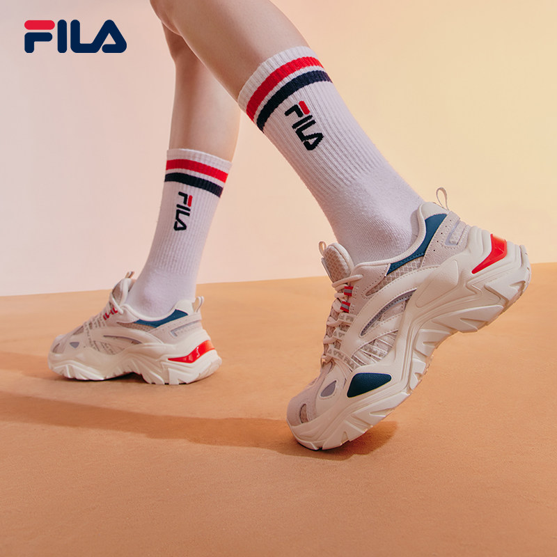 fila鱼刺老爹厚底增高冬季新款女鞋 FILA板鞋/休闲鞋