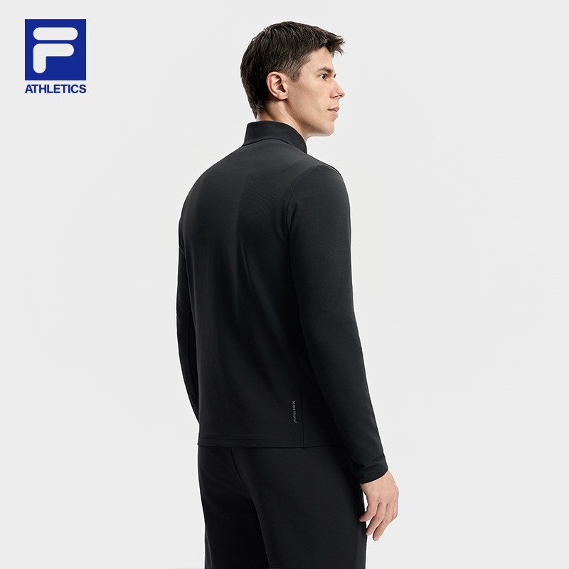 FILA 斐乐官方男士针织长袖外套2025冬新款健身跑步运动基础外套,淘宝优惠券,粉丝福利购,淘宝优惠卷