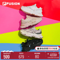 FILA FUSION Fairtide Cards Hard Sugar Shoes Light Womens Shoes Sneakers heightening Thick Bottom Old Daddy Shoes Running Shoes