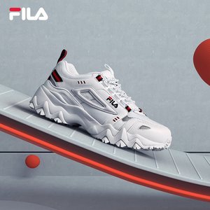 FILA 斐乐官方 女子老爹鞋2020春新款复古休闲运动鞋女鞋征峰者