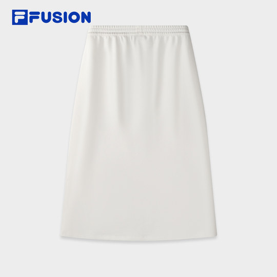 FILA FUSION斐乐潮牌针织裙女2025秋季新款简约时尚休闲半身裙子