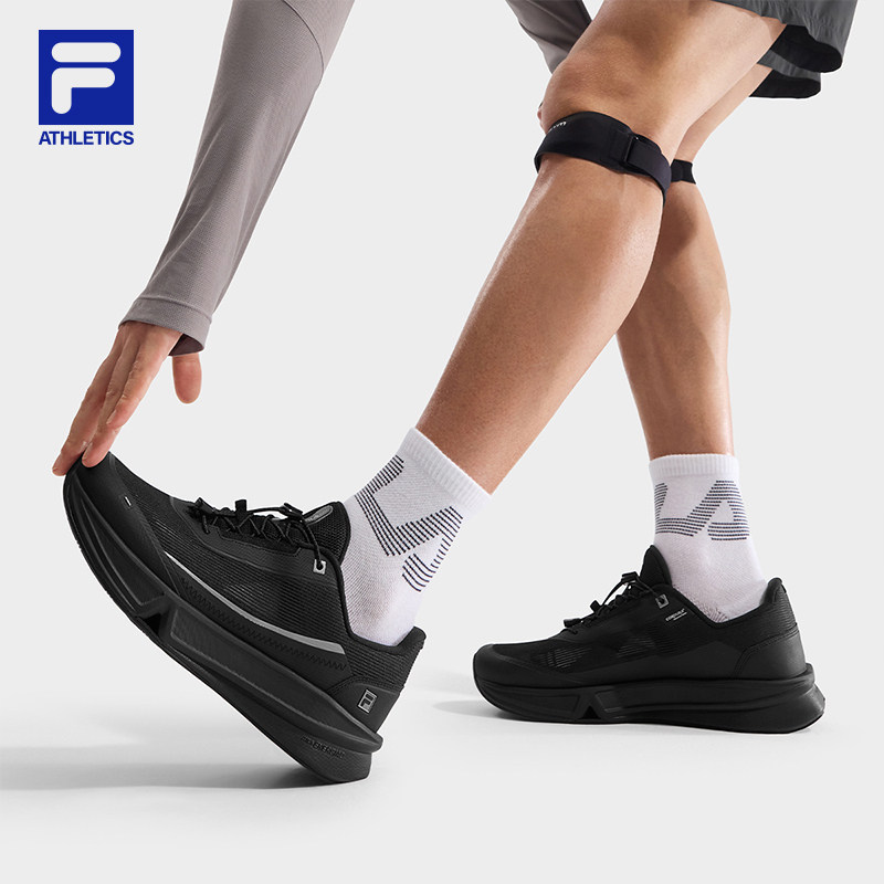 FILA AURA随行鞋|斐乐商务跑鞋男鞋26秋季新款跑步鞋透气运动鞋子 秋商实拍商品图