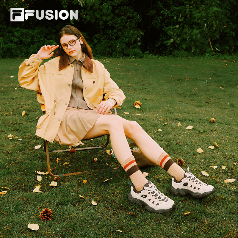 斐乐潮牌情侣老爹松果鞋休闲鞋