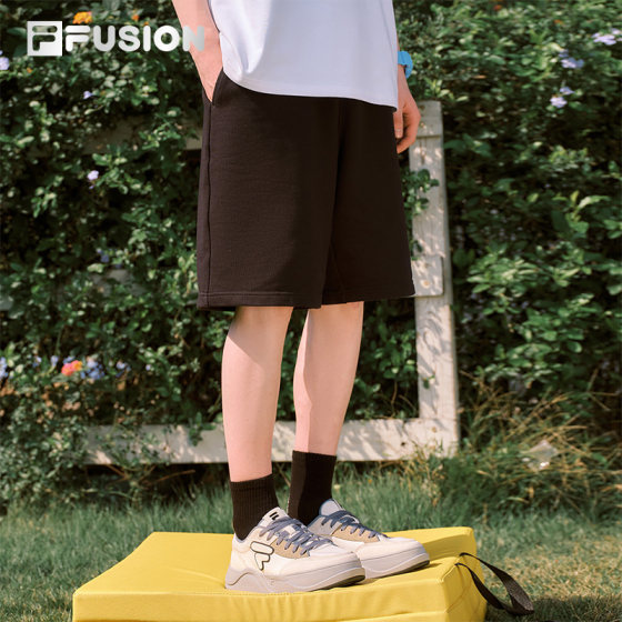 Zhang Hao's same FILA FUSION trendy brand five-point pants men's 2026 summer new casual loose shorts
