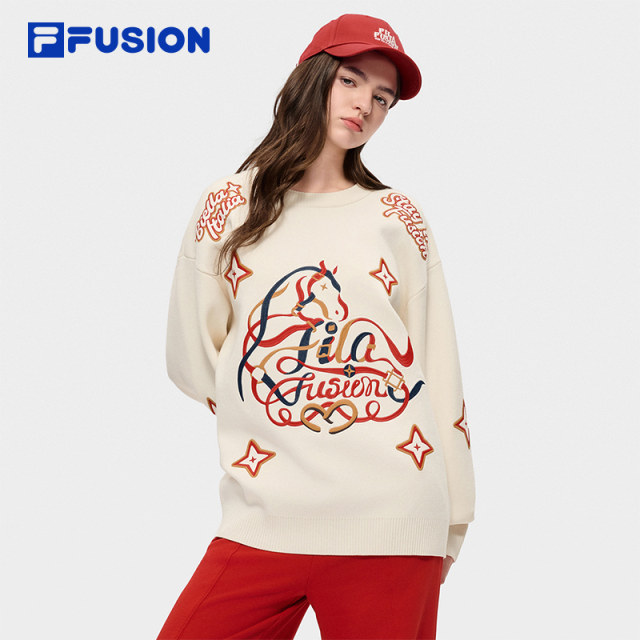 FILAFUSION ເສື້ອຖັກຄູ່ຍີ່ຫໍ້ trendy