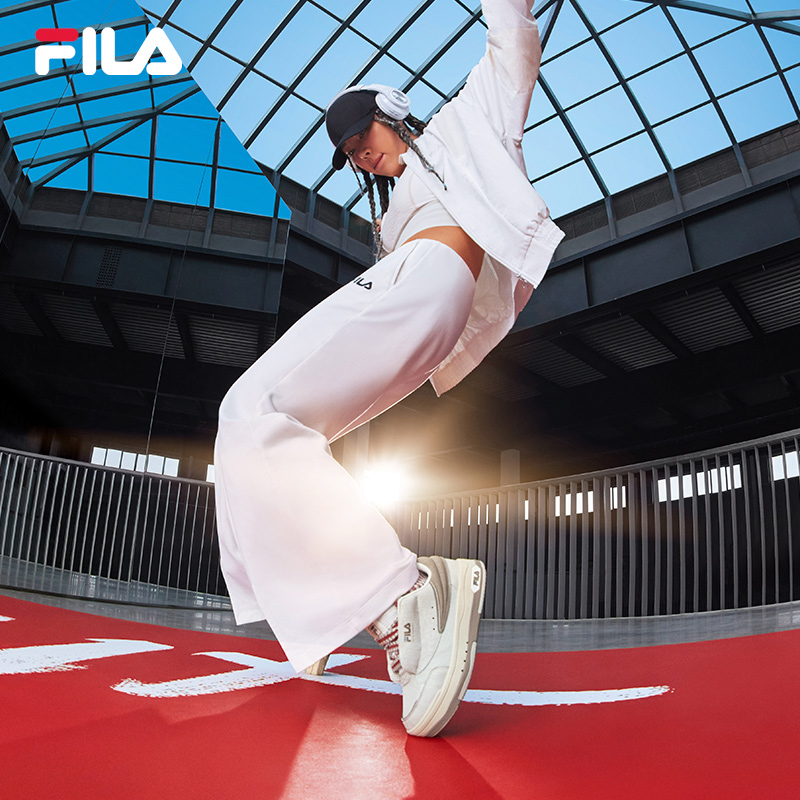 FILA 斐乐官方MIX舞动鞋女鞋厚底板鞋时尚复古百搭休闲鞋运动鞋 - 图2