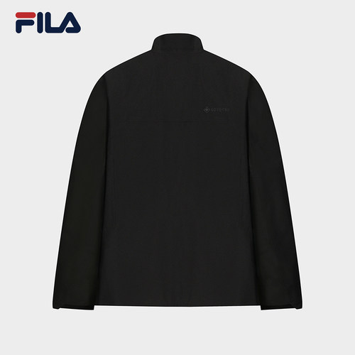 FILA 斐乐官方男士梭织外套2026春新款商务休闲通勤舒适立领上衣 - 图0