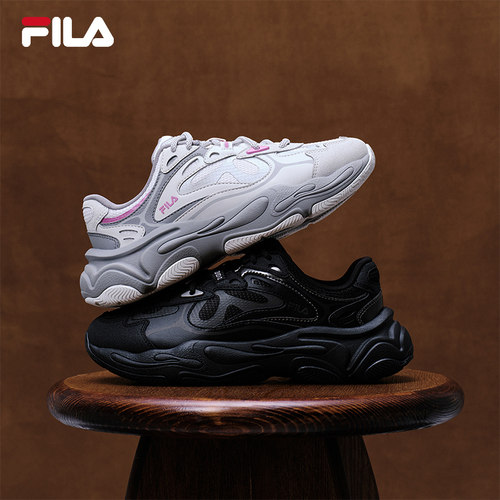 火星4代|FILA斐乐复古运动鞋网面跑鞋女鞋新款女子厚底老爹鞋子 - 图3