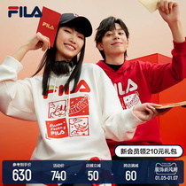 (Zhang Yixing Tongan) FILA Fiel Romanon New Years Eve Couple Couple with Hat Wei Mens 2024 Spring Loose Woman