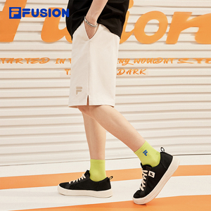 FILA FUSION斐乐潮牌情侣运动短裤男2024夏季新款休闲五分裤女裤