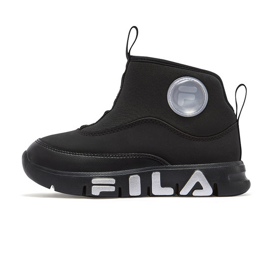 FILA KIDS斐乐童鞋儿童软糖棉鞋冬季款加绒保暖高帮一脚蹬休闲鞋