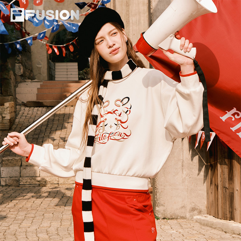 马上起飞 | Dimitri联名卫衣FILA FUSION斐乐潮牌女春新年款上衣,淘宝优惠券,粉丝福利购,淘宝优惠卷