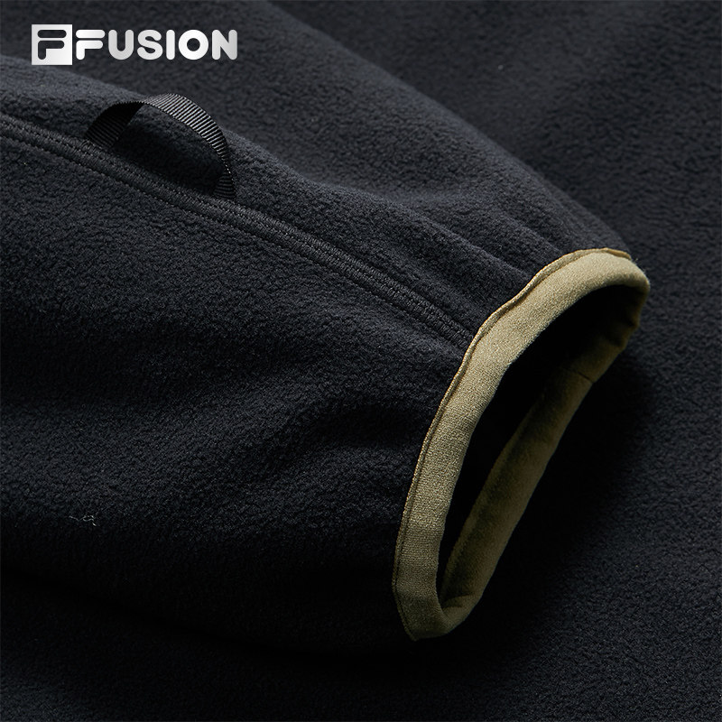 FILA FUSION斐乐潮牌上衣两件套男2025冬季新款时尚休闲宽松外套,淘宝优惠券,粉丝福利购,淘宝优惠卷