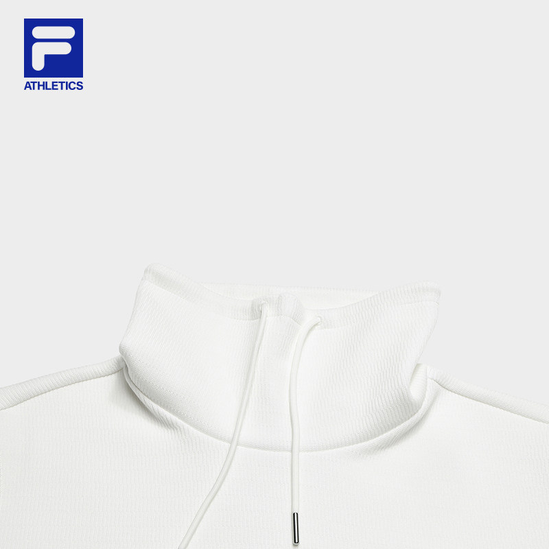 FILA 斐乐官方女子针织套头衫2025冬新款户外运动舒适高领长袖T恤,淘宝优惠券,粉丝福利购,淘宝优惠卷
