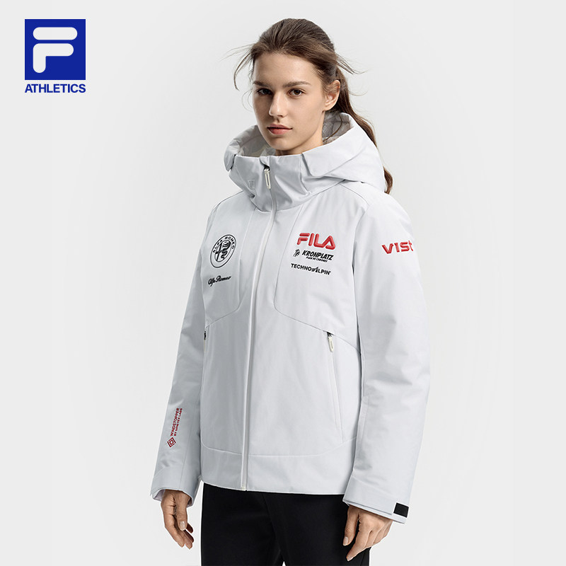 FILA 4810凌峰鹅绒斐乐女士羽绒服2025冬季新款滑雪运动保暖外套,淘宝优惠券,粉丝福利购,淘宝优惠卷