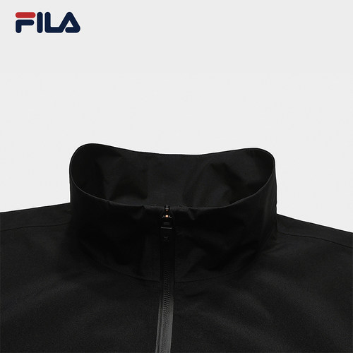 FILA 斐乐官方男士梭织外套2026春新款商务休闲通勤舒适立领上衣 - 图1