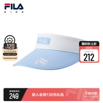 FILA KIDSFila childrens hat 2022 Summer new men and women fashion sport sunscreen empty tophat