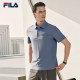 Fila cool sun protection texture short-sleeved POLO shirt