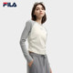FILA slim fit raglan sleeve drawstring long sleeve T-shirt