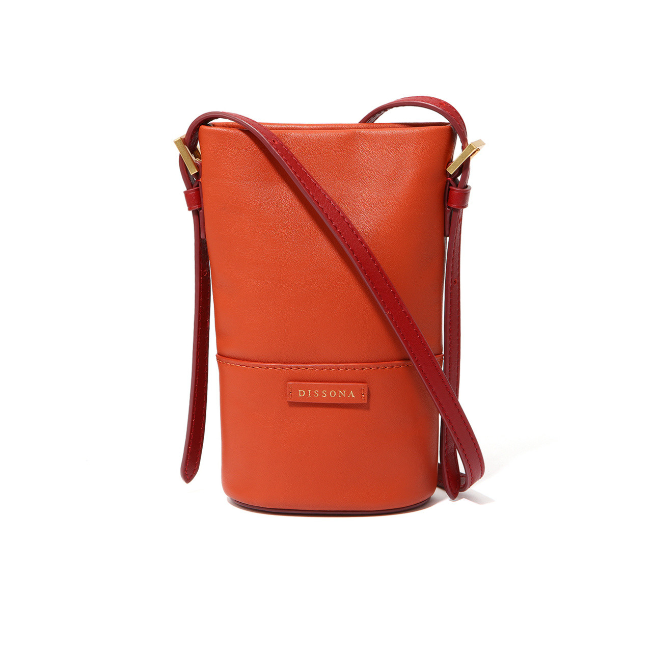 迪桑娜欧美新款简约真皮迷你水桶包 dissona女士包袋