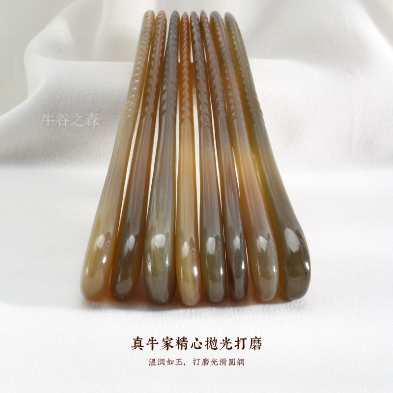 一把装牛角梳密齿直发梳化妆梳护理清洁头皮洗漱按摩头梳长约18CM,淘宝优惠券,粉丝福利购,淘宝优惠卷