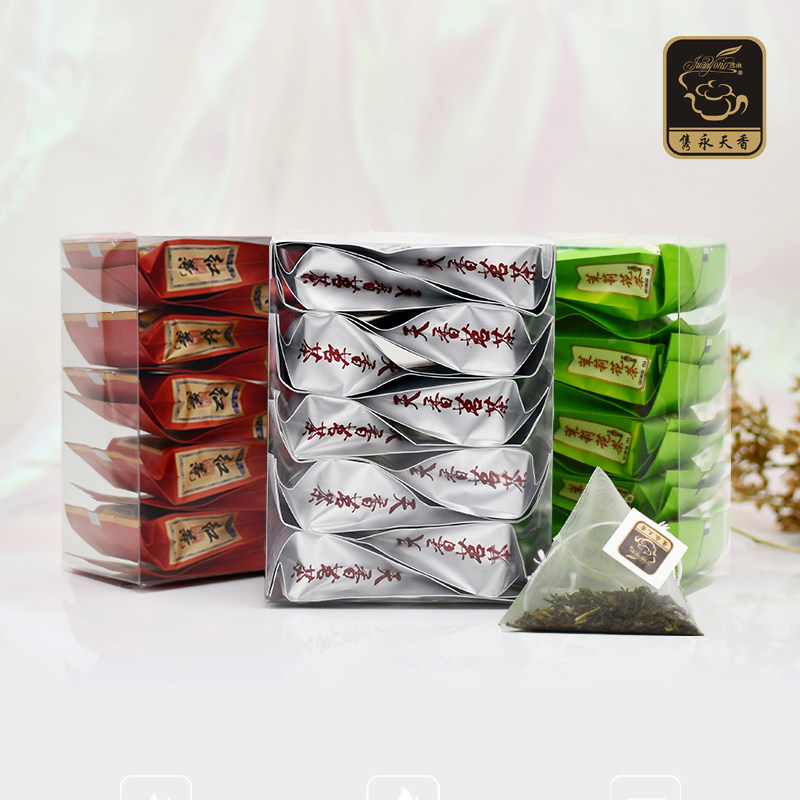 隽永天香福安金牡丹水蜜桃果香红茶茉莉花茶白茶贡眉袋泡茶组合