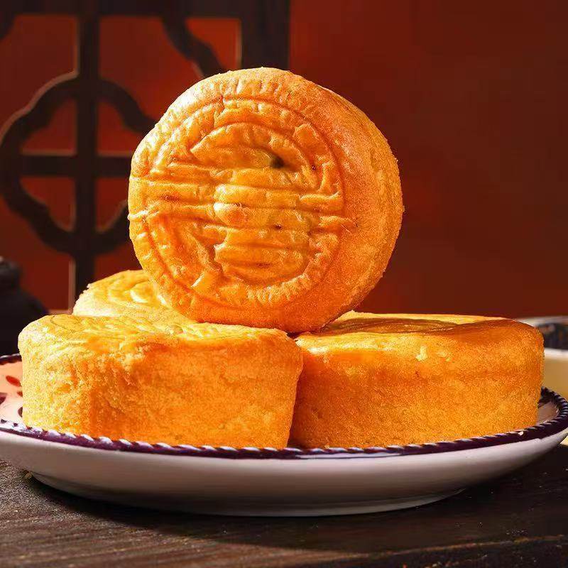 【无馅】晋式月饼传统糕点蛋月烧下午茶中秋月饼点心小吃100克,淘宝优惠券,粉丝福利购,淘宝优惠卷
