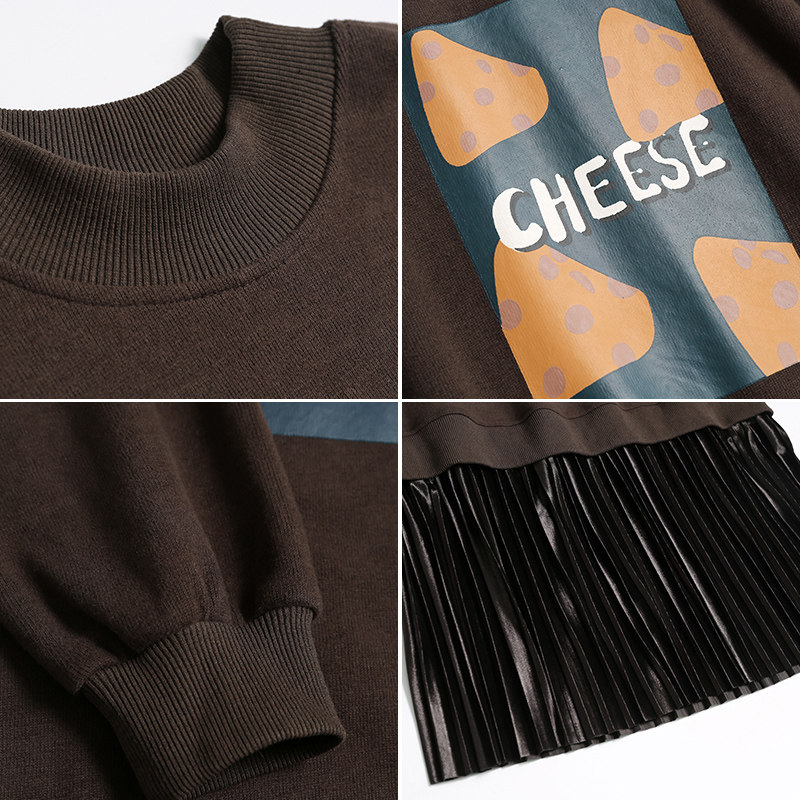 气质复古连衣裙女秋装2020卫衣裙子 veela连衣裙