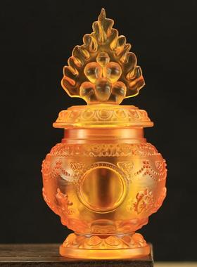 用品地藏八吉祥琉璃摩尼宝瓶