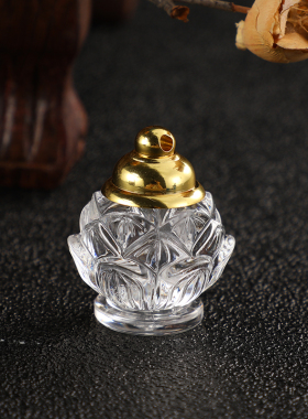 藏式新款小莲花瓶透明亚克力