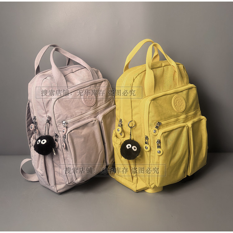 （送挂件实物拍摄）复古大容量防水双肩包学生书包尼龙背包电脑包,淘宝优惠券,粉丝福利购,淘宝优惠卷