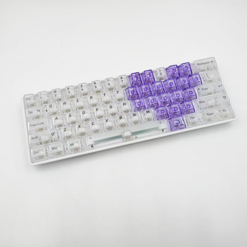 冰晶透PC原厂增补11键爱心键帽透光适配迈从ace68wooting小蜜蜂 - 图2