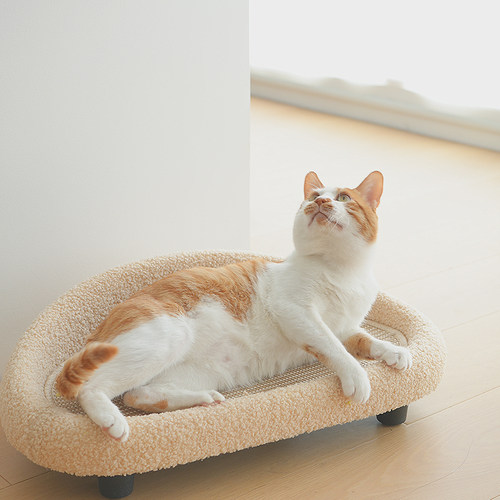 剑麻垫子猫咪宠物狗狗抓板一体窝椅小沙发睡觉凉床防抓耐磨爪四季 - 图1