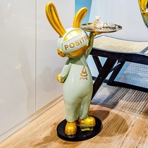 Rabbit Large Swing Piece Floor Soft Adornment Living-room Paparazzi Modern Light Lavish High-end Home Bedroom Bedside