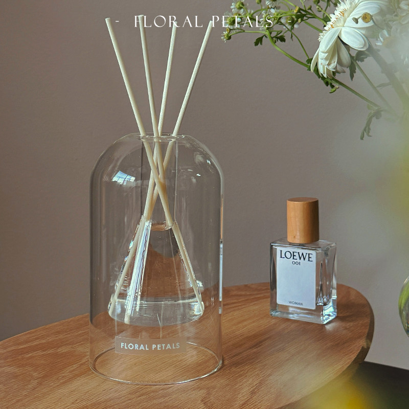 无火香薰瓶透明玻璃空瓶扩香瓶小红书同款卧室内房间酒店藤条香氛,淘宝优惠券,粉丝福利购,淘宝优惠卷