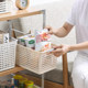 Kindergarten rectangular storage basket plastic