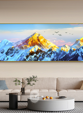 【美院级大师手绘】背靠金山油画