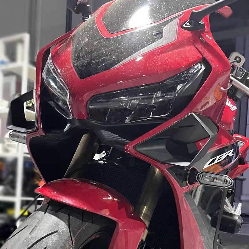 适用本田CB650R CBR650R侧导流风翼改装鸟嘴定风翼进风翼鲨鱼鳍-图1