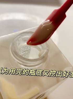 化妆品挖勺粉底液迷你硅胶刮勺硅胶长软勺硅胶勺15cm勺子新款