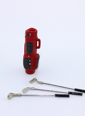 合金树脂娃娃屋微景观高尔夫模型