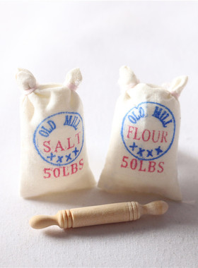 微缩厨房食玩面粉打蛋器娃娃屋