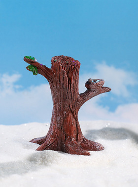 树脂桌面枯树造型小摆件