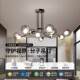 Living room lamp chandelier 2025 new Italian style minimalist high-end room lamp molecular lamp hall main lamp Magic Bean A