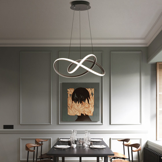 Light luxury art bedroom dining room chandelier