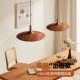 Walnut color restaurant chandelier in antique style iron art