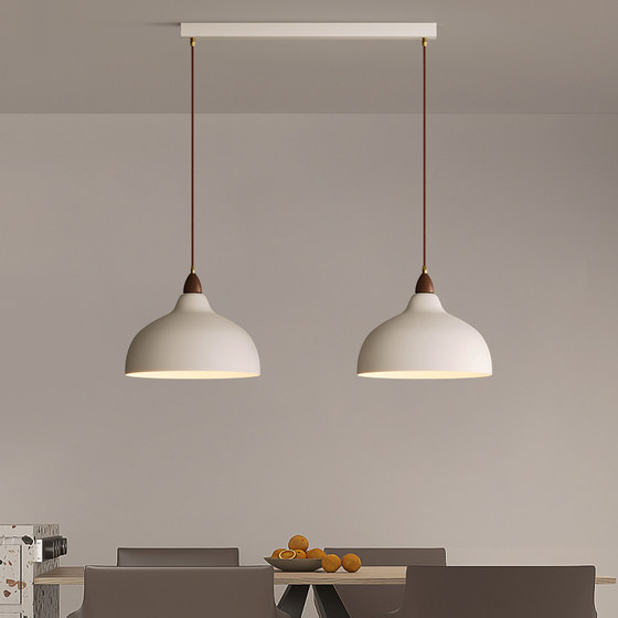 Restaurant chandelier three-head designer style wabi-sabi style