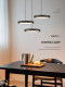 Artistic LED dining chandelier Italian minimalist style