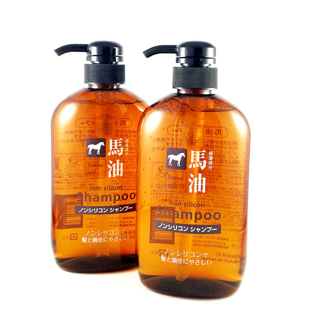 Japanese authentic horse oil control hair care shampoo shower gel
