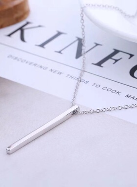 法国竖条Y字长款项链女毛衣链ins轻奢小众秋冬高档百搭简约潮网红